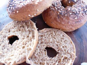 whole wheat bagel